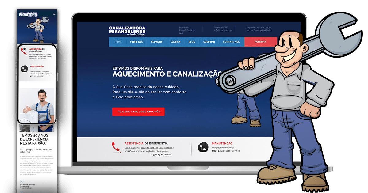 Site Canalizadora Mirandelense